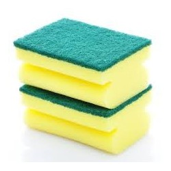Esponja amarilla de poliuretano