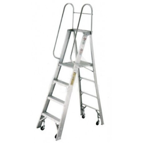 Escalera de Plataforma Tijera Aluminio 570-04 136KGEscalera de Plataforma Tijera Aluminio 570-04 136KG Escalera de Tijera con...