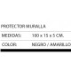 PROTECTOR MURALLA 100X15X5CM NEG/AMARILLOPROTECTOR MURALLA 100X15X5CM NEG/AMARILLO Protectores de Cable, Mangueras, Murallas ...